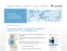 Tablet Screenshot of logistics-designer.com